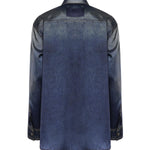 Camicia effetto denim lived-in GWP02525 P00240650100 GOLDEN GOOSE 