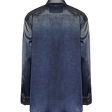 Camicia effetto denim lived-in GWP02525 P00240650100 GOLDEN GOOSE 