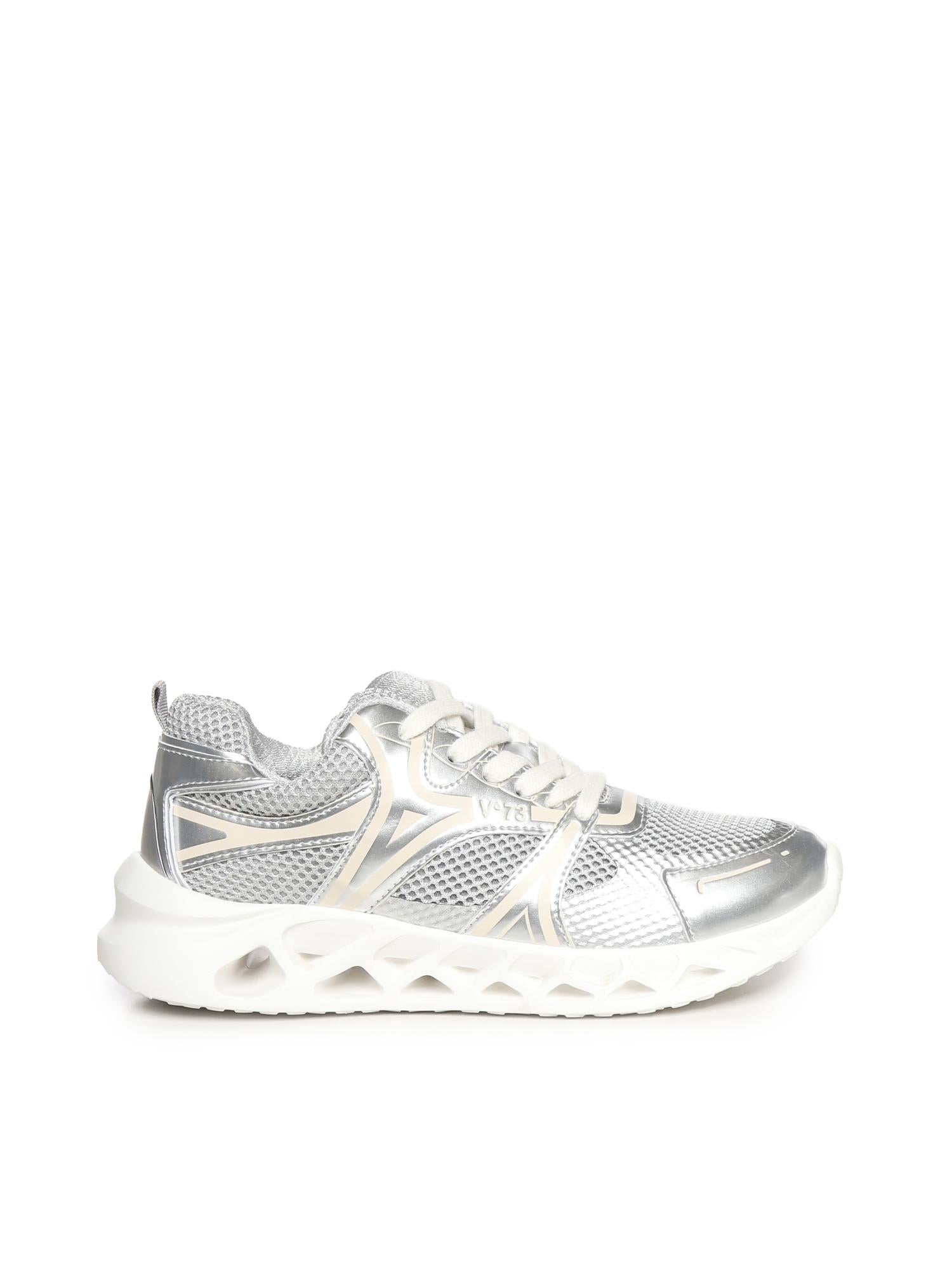 Sneaker Alene con logo 73SC9XV01MET ALENE SNEAKERSARGENTO V° 73 