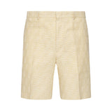 Bermuda in Jacquard FF di lino FB0821 AU6YF0PKL FENDI 