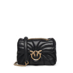 Borsa a tracolla piccola Love Bag Puff trapunta farfalla<BR/> 100039 A1EXZ99Q PINKO 