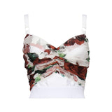 Top bustier stampa Rosa<BR/> F7AX5T IS1Y6HA5PD DOLCE & GABBANA 