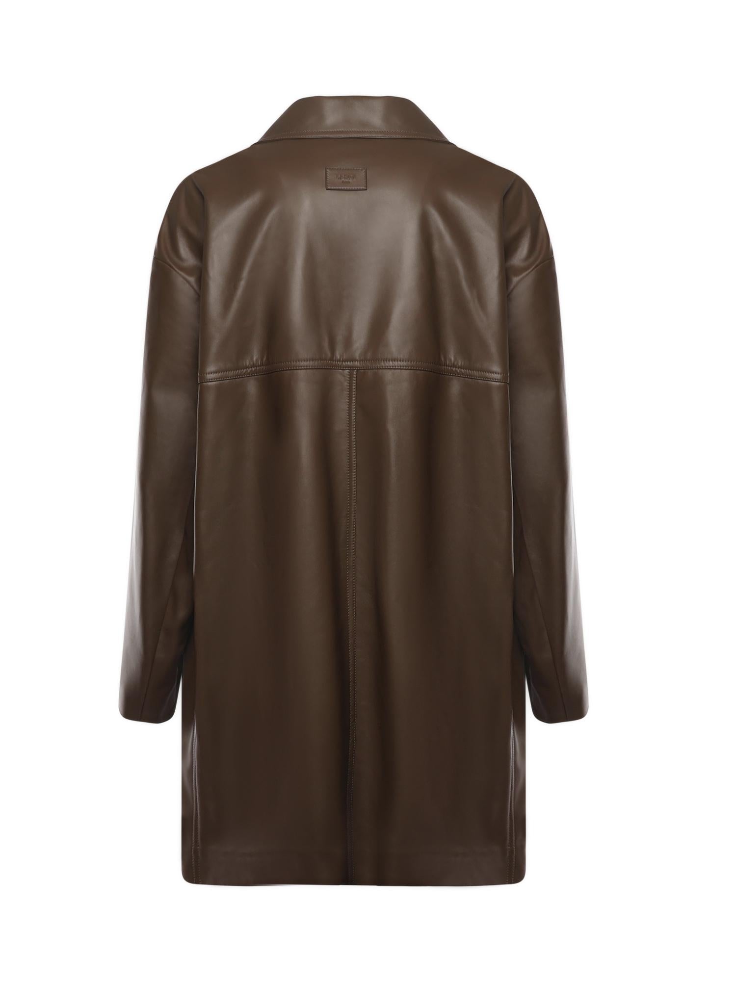 Caban in nappa FPJ897 AQOIF1LUZ FENDI 