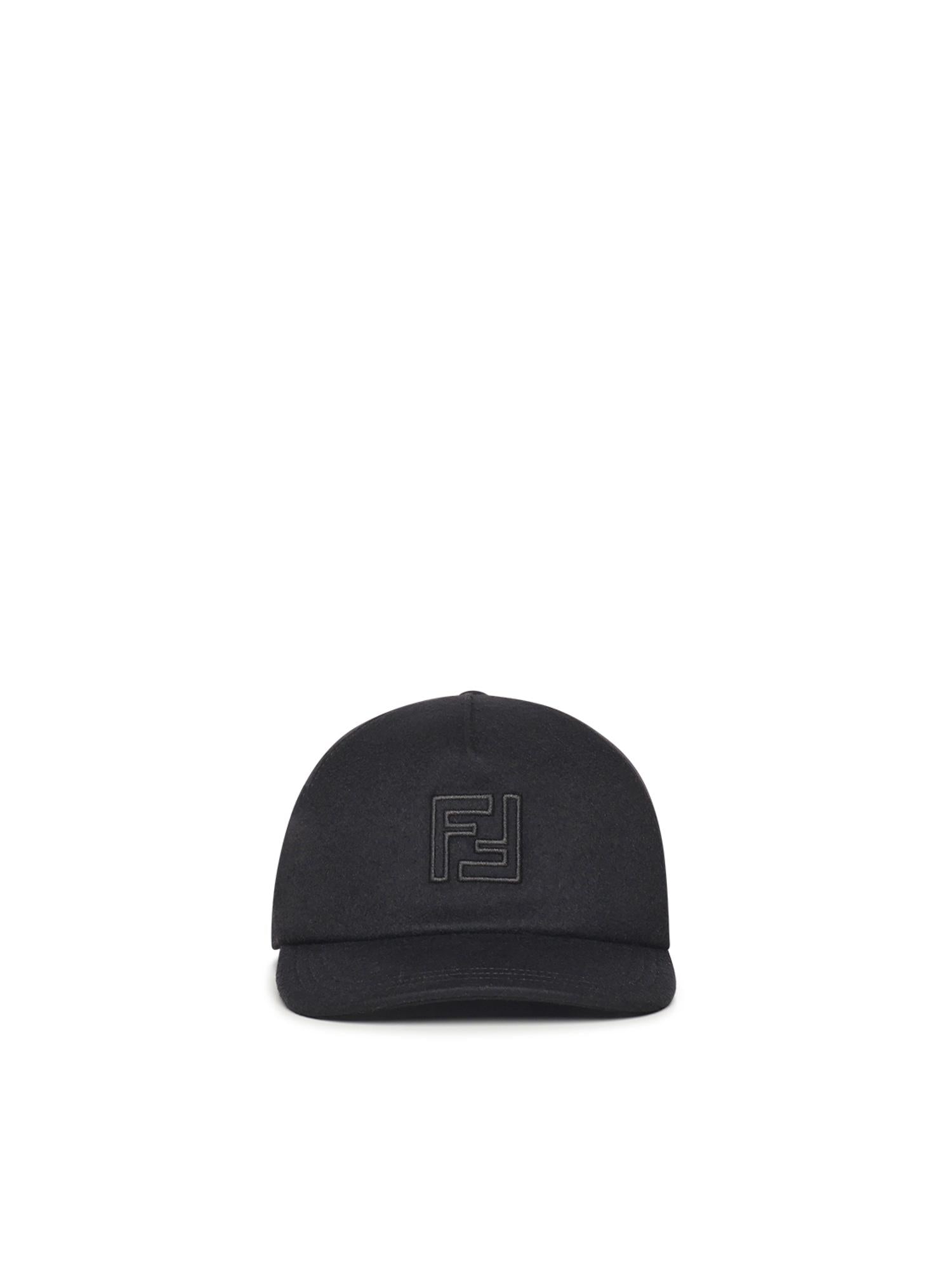 Baseball cap in lana e cashmere FXQ768 AYK2F0QA1 FENDI 