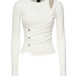 Maglia Lassen in viscosa 104727 A2F0Z09 PINKO 