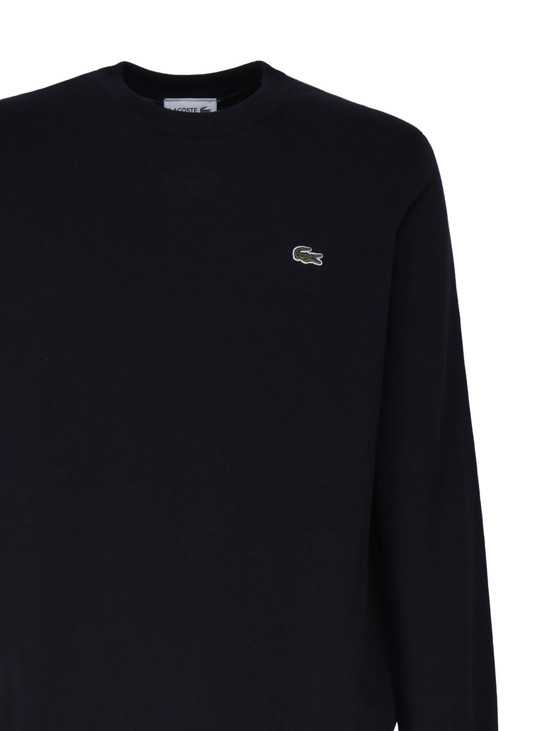 Maglioncino in misto cotone con logo AH0128 166 LACOSTE 