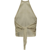 Top in suede con schiena scoperta 104724 A2EYXA3 PINKO 