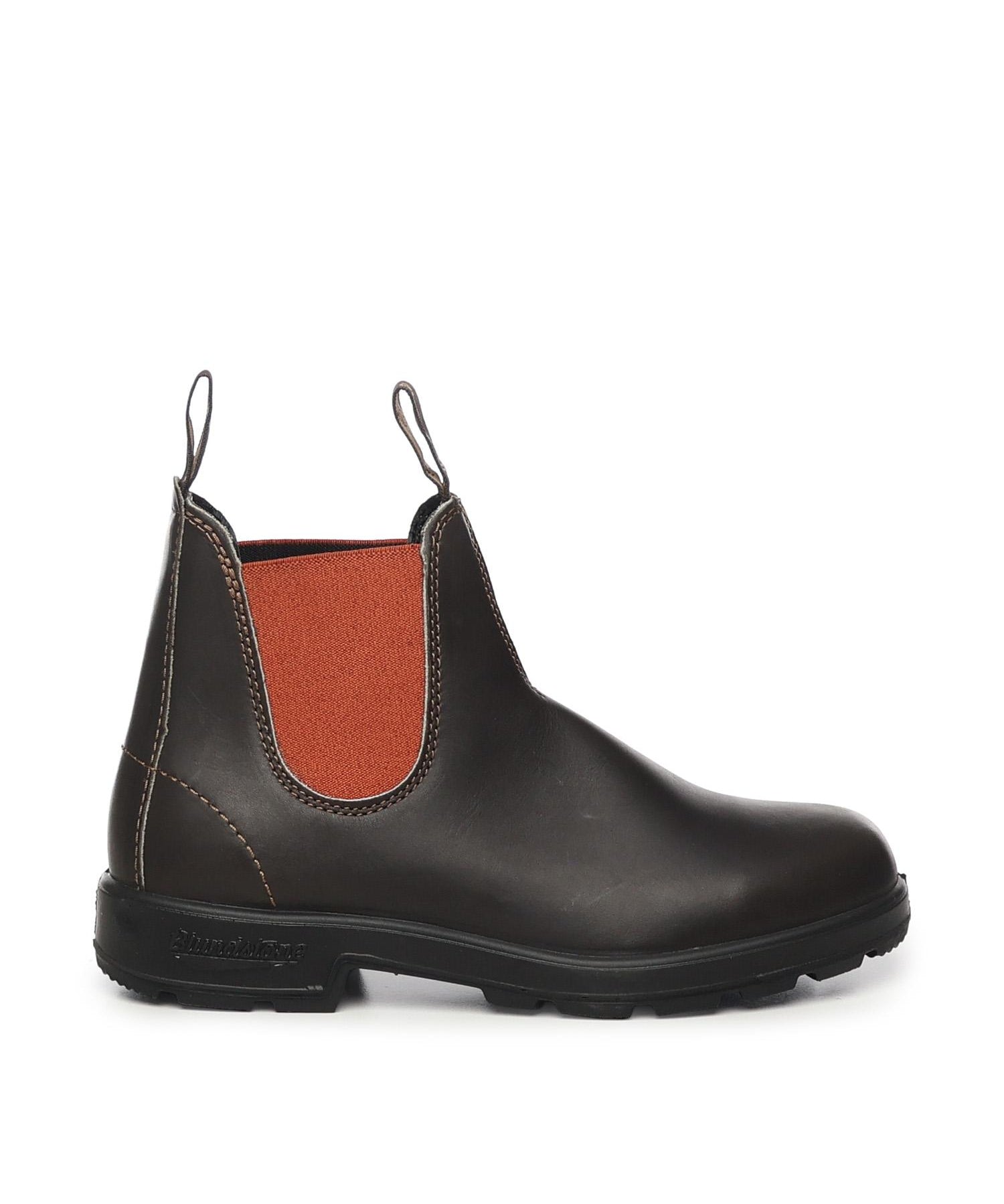 Chelsea boots in pelle 1918 BROWN & TERRACOTTA BLUNDSTONE 