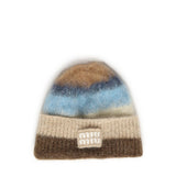 Cappello in mohair con logo 5HC378 2CVDF04BD MIU MIU 