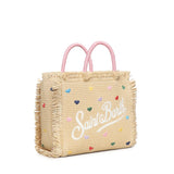 Borsa Colette in tessuto effetto paglia COL0017 00344L MC2 SAINT BARTH 