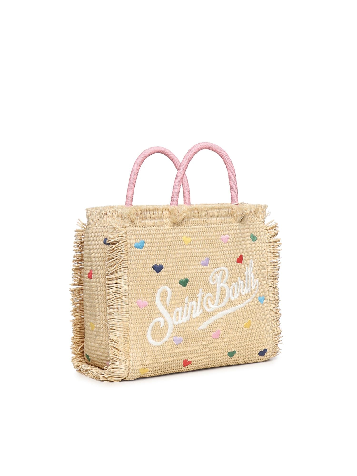 Borsa Colette in tessuto effetto paglia COL0017 00344L MC2 SAINT BARTH 
