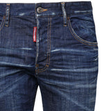Jeans Skater in denim di cotone S74LB1316 S30342470 DSQUARED2 