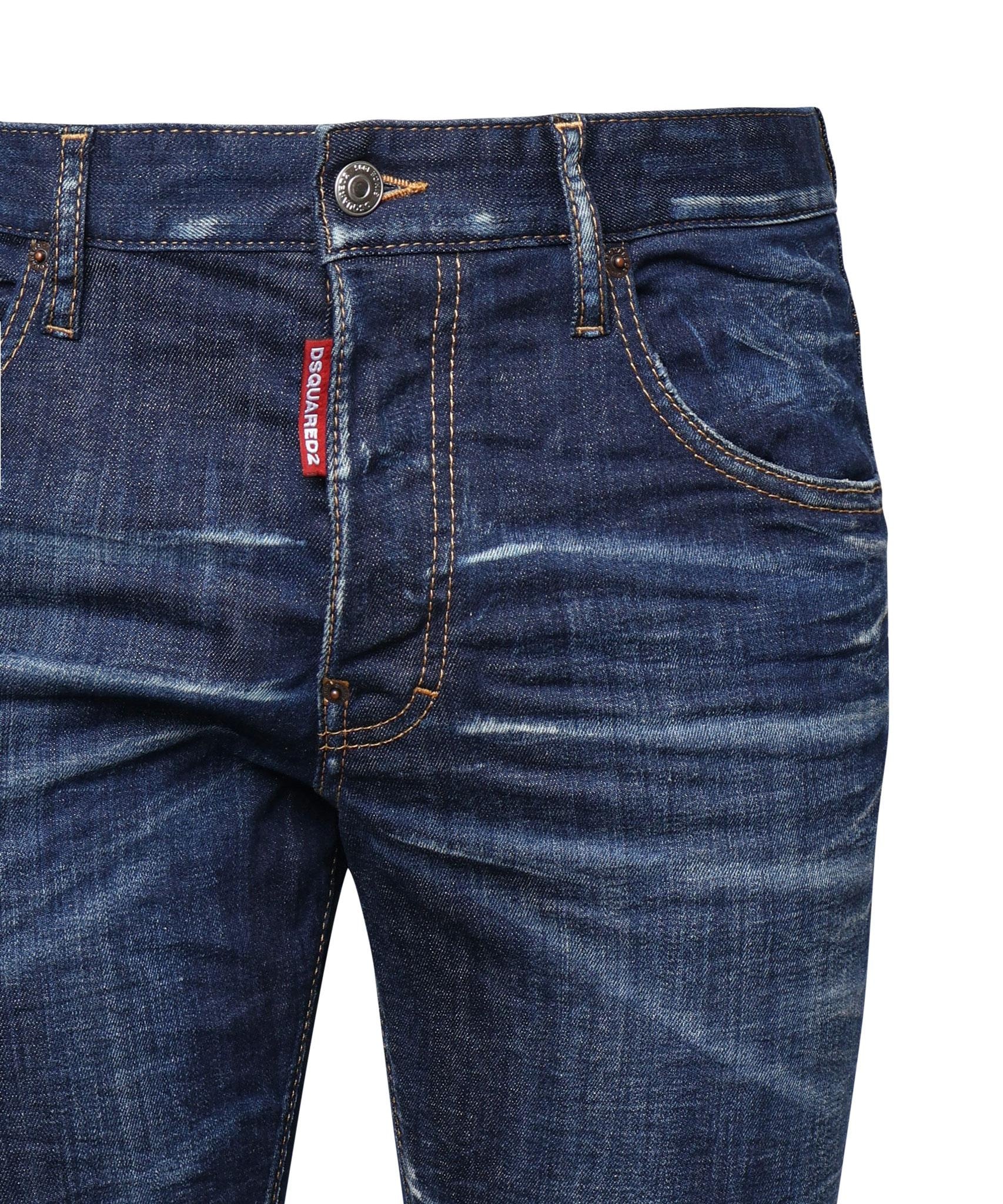 Jeans Skater in denim di cotone S74LB1316 S30342470 DSQUARED2 
