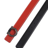 Cintura Gancini in pelle di vitello 670314 771632002 FERRAGAMO 