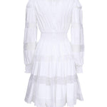 Abito in cotone con inserti in pizzo F6ZD6T FU5UBW0800 DOLCE & GABBANA 