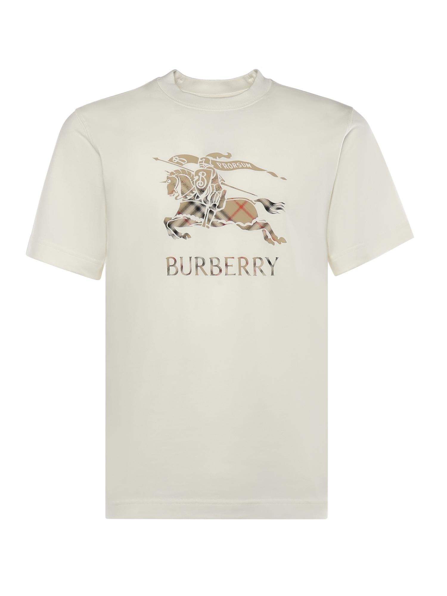T-shirt in cotone con EKD sfumato 8119014 B7078 BURBERRY 