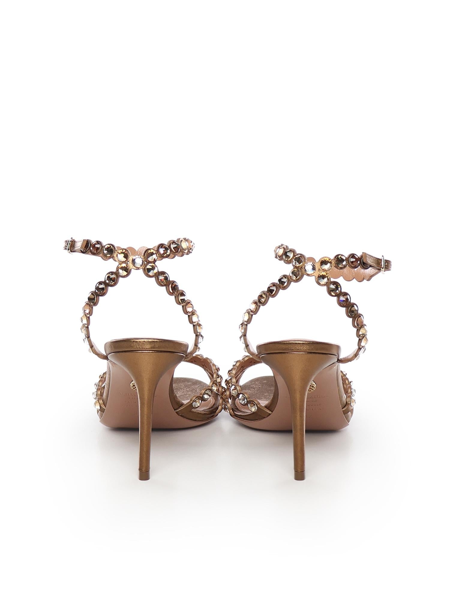 Sandali Tequila con cristalli TQLMIDS0 CYNBRA AQUAZZURA 