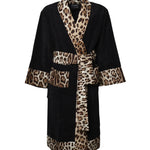 Accappatoio in cotone Leopard<BR/> TCF010 TCAGOUL002 DOLCE & GABBANA HOME 