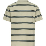 Polo in cotone a righe<BR/> 8106380 C2546 BURBERRY 