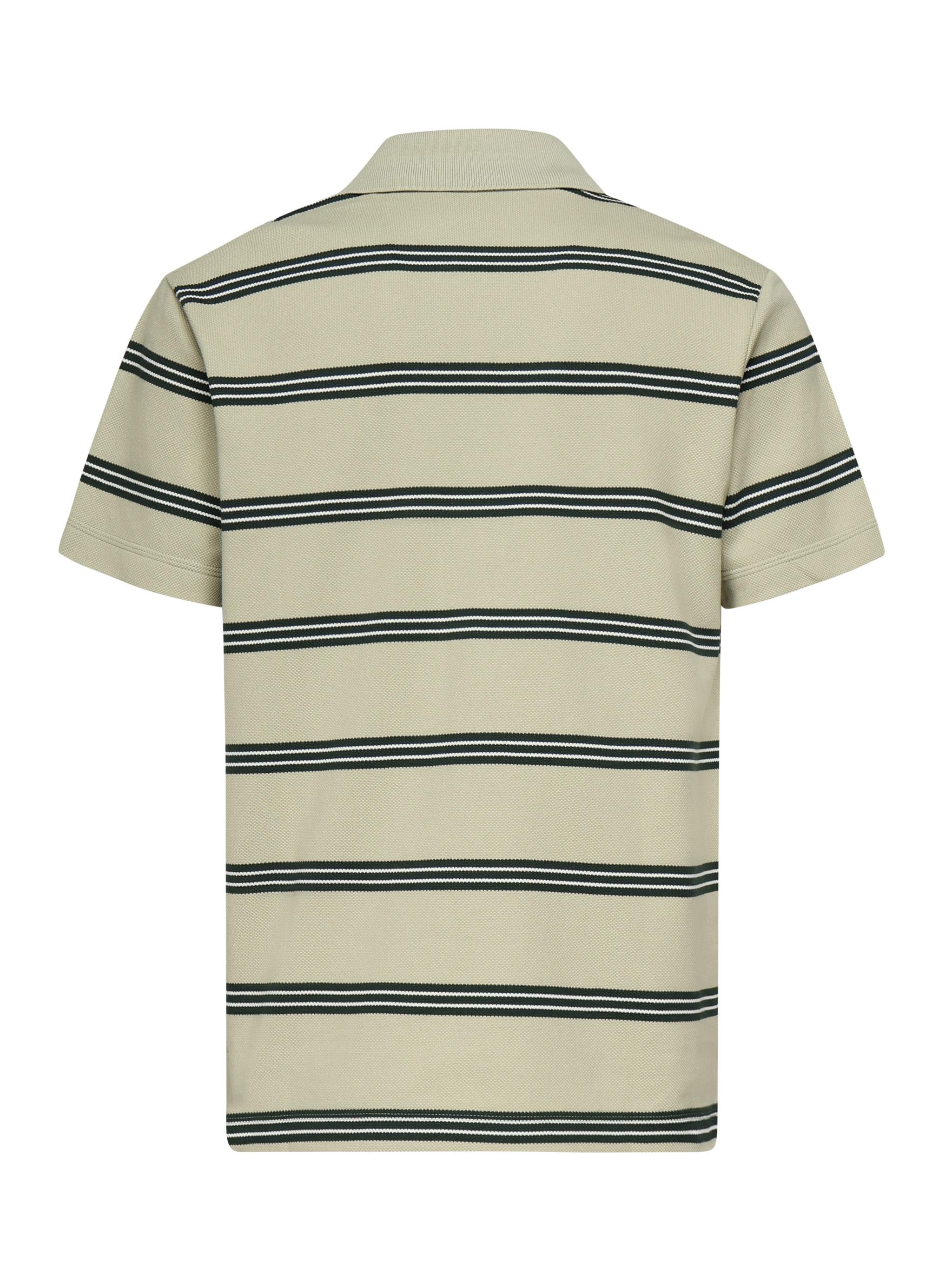 Polo in cotone a righe<BR/> 8106380 C2546 BURBERRY 