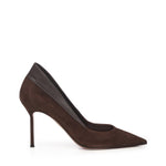 Pumps Guanto in suede<BR/> GTOMIDP0 SAAESP AQUAZZURA 