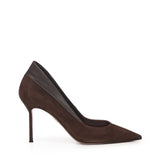 Pumps Guanto in suede<BR/> GTOMIDP0 SAAESP AQUAZZURA 