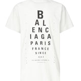 T-shirt Optical oversize 811688 TRVU69081 BALENCIAGA 