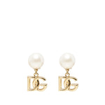 Orecchini con logo e perla WEO2N1 W1111ZOO00 DOLCE & GABBANA 