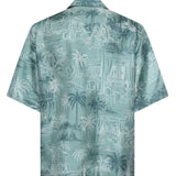 Camicia con stampa in seta AMTOSH1126 395 AMIRI 