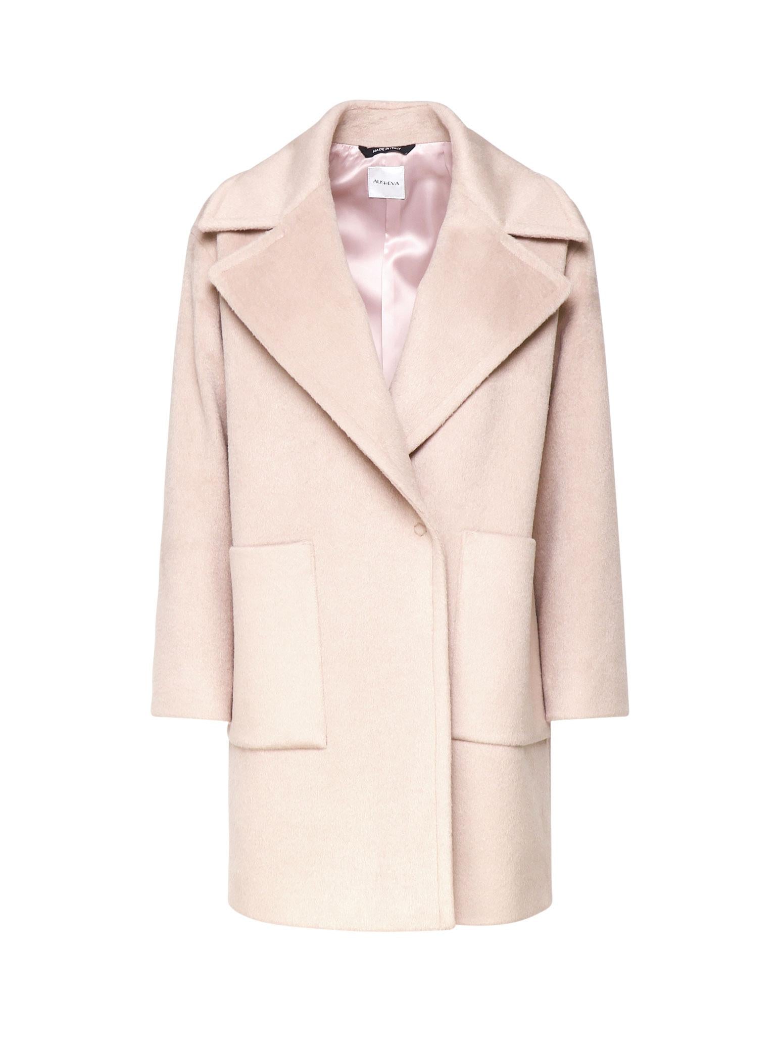 Cappotto in panno di lana 25AL112 ROSA ALISHEVA 