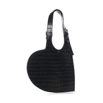 Borsa Croco Heart in pelle COPBA112F6075 BLK COPERNI 