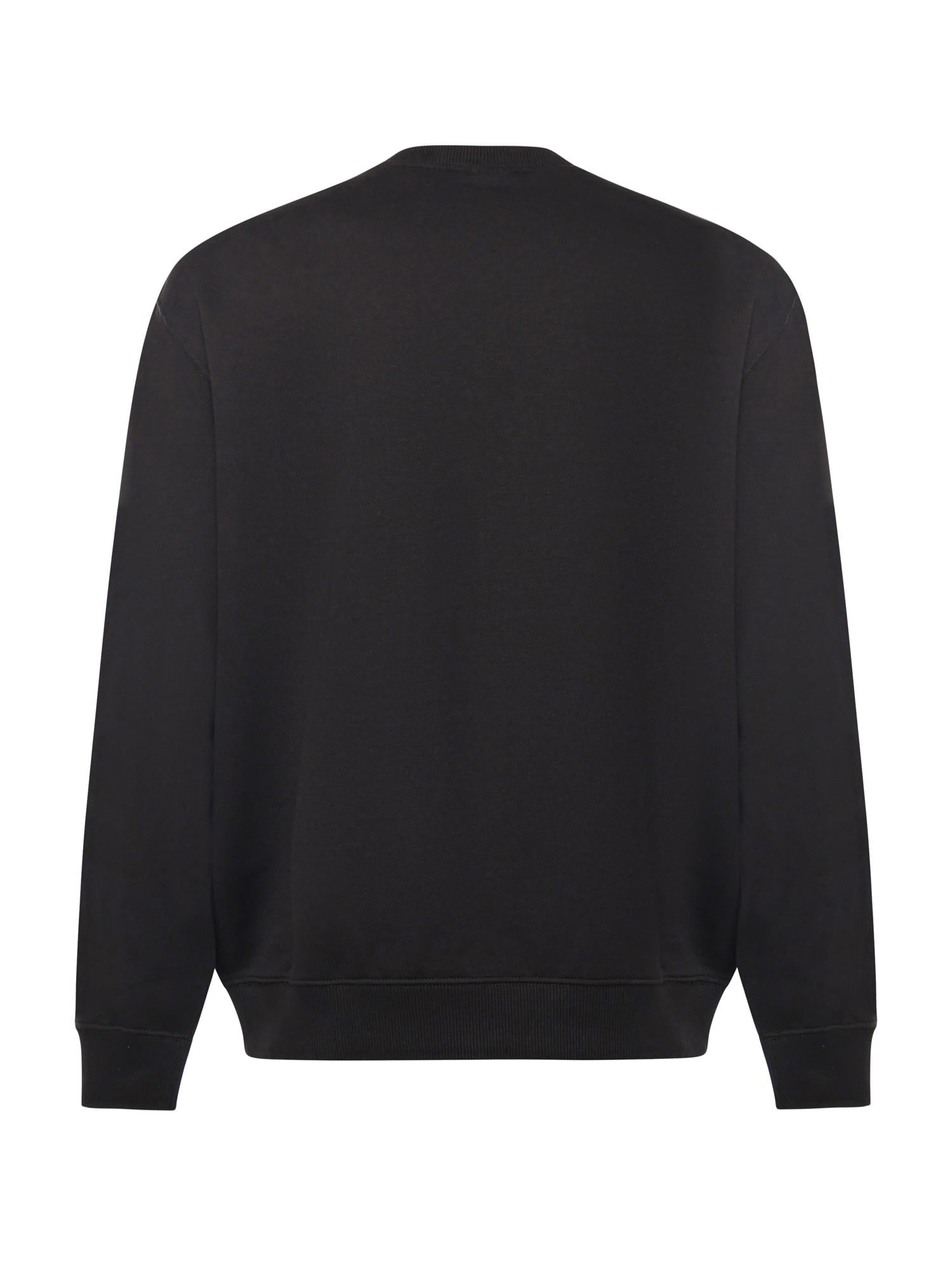 Felpa in spugna monologo con logo LV04RC273G UB1 CALVIN KLEIN 