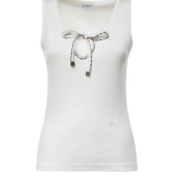 Tank top in cotone 8127208 B7078 BURBERRY 