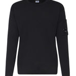 Maglione in cotone con logo 20CMKN097A11 0560A999 C.P. COMPANY 
