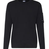 Maglione in cotone con logo 20CMKN097A11 0560A999 C.P. COMPANY 