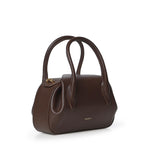 Mini bag Oyster in pelle OYSTER MINI DUFFLE PEBBLE GRAIN LEATHER  YUZEFI 