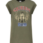 T-shirt con stampa 104603 A2DAV49 PINKO 
