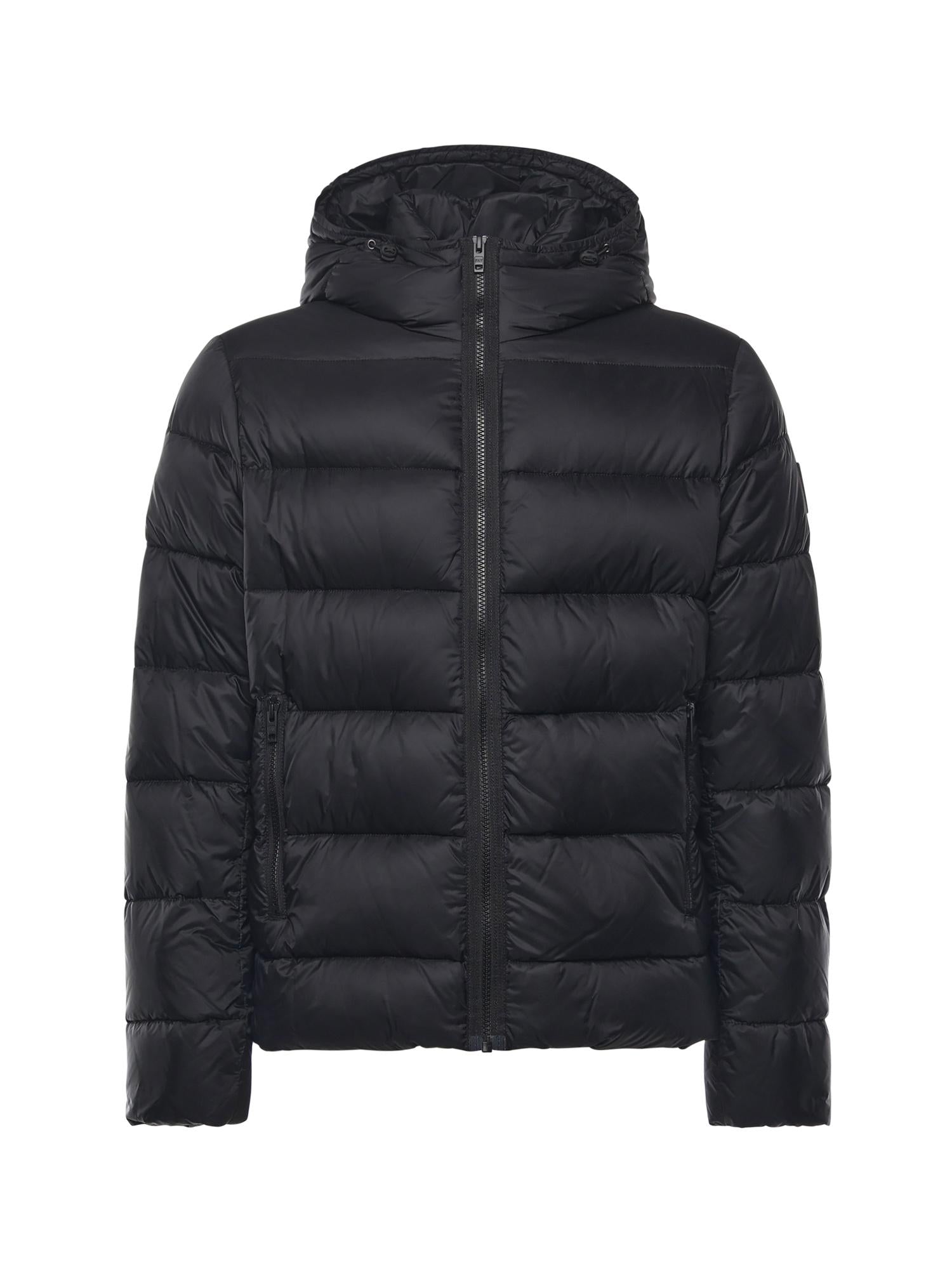 Piumino double front in popeline calandrato NAM32510620XMH B999 FAY 
