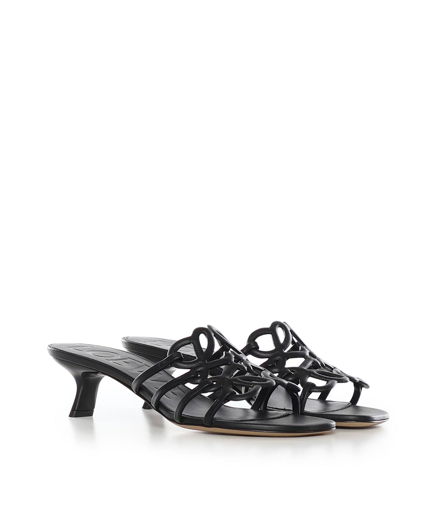 Slide Anagram Petal in pelle di vitello LPEA465X07 1100 LOEWE 