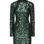 Abito corto con paillettes 105544 A2Q4V88 PINKO 