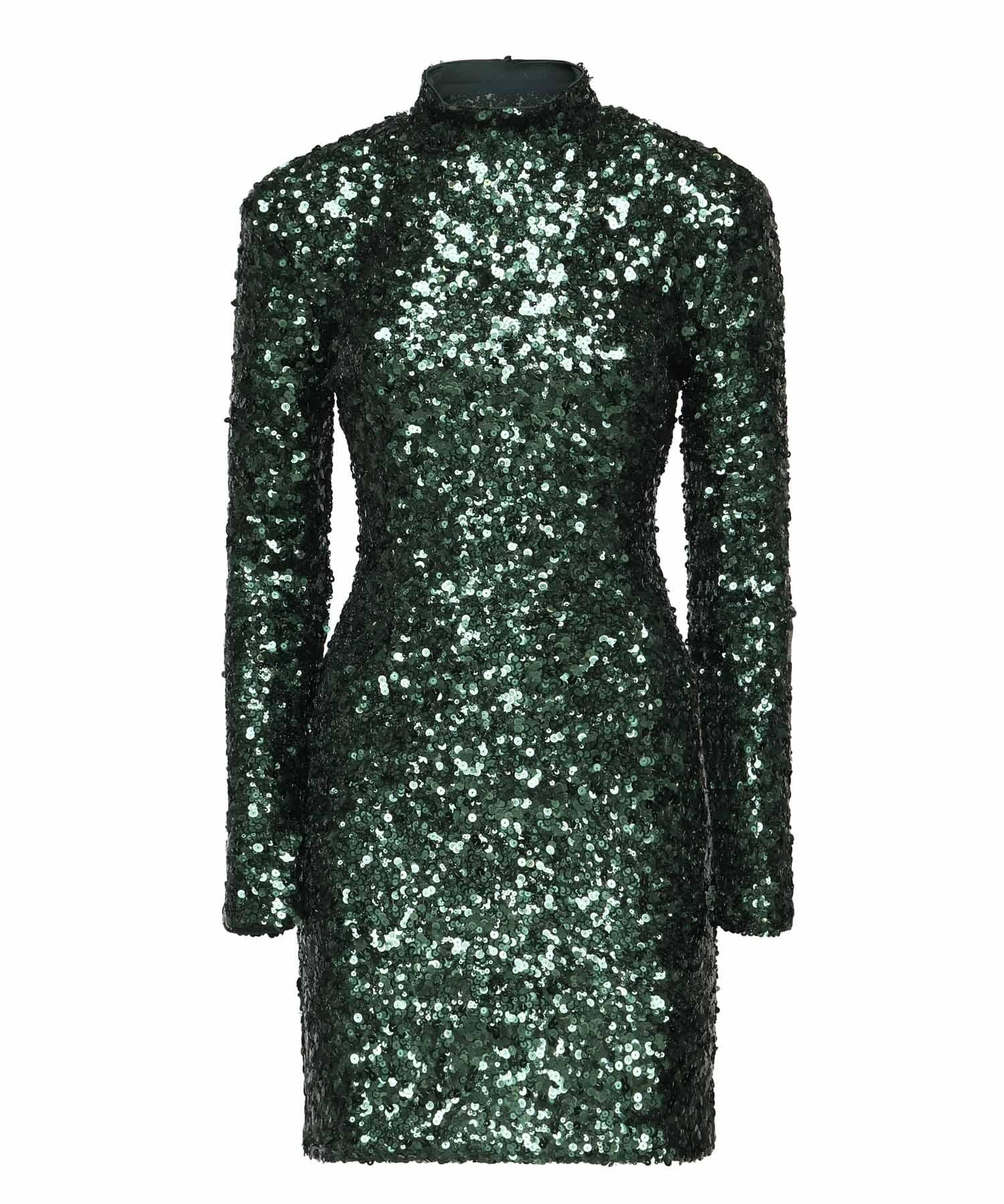 Abito corto con paillettes 105544 A2Q4V88 PINKO 