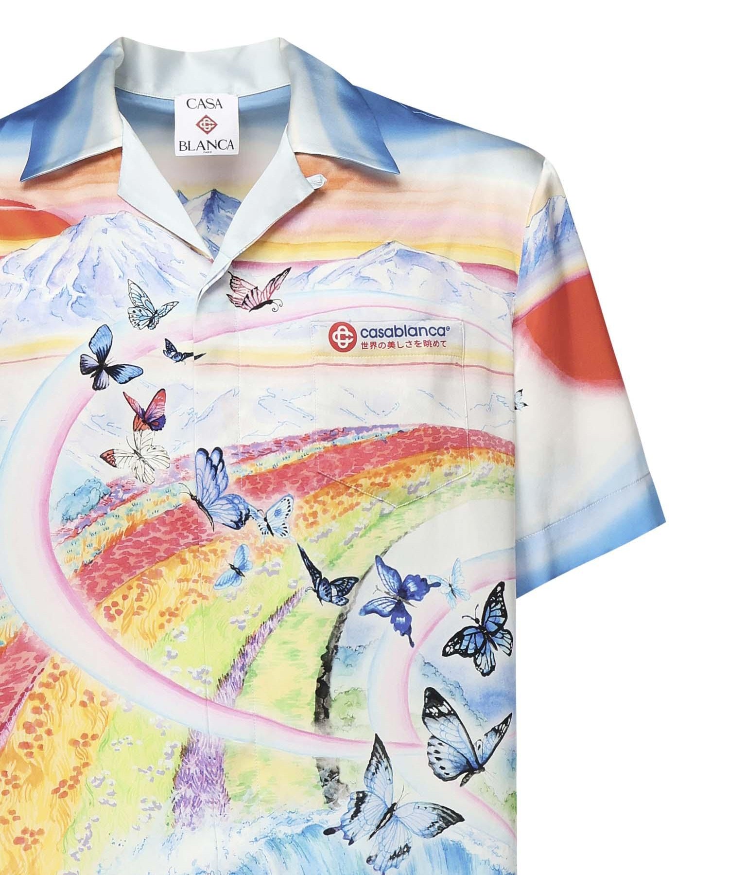 Camicia in seta con stampa MPF25SH00302  CASABLANCA 