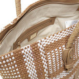 Borsa Tote Stefanie 73BS8ZL02 STEFANIECUOIO/BIANCO V° 73 
