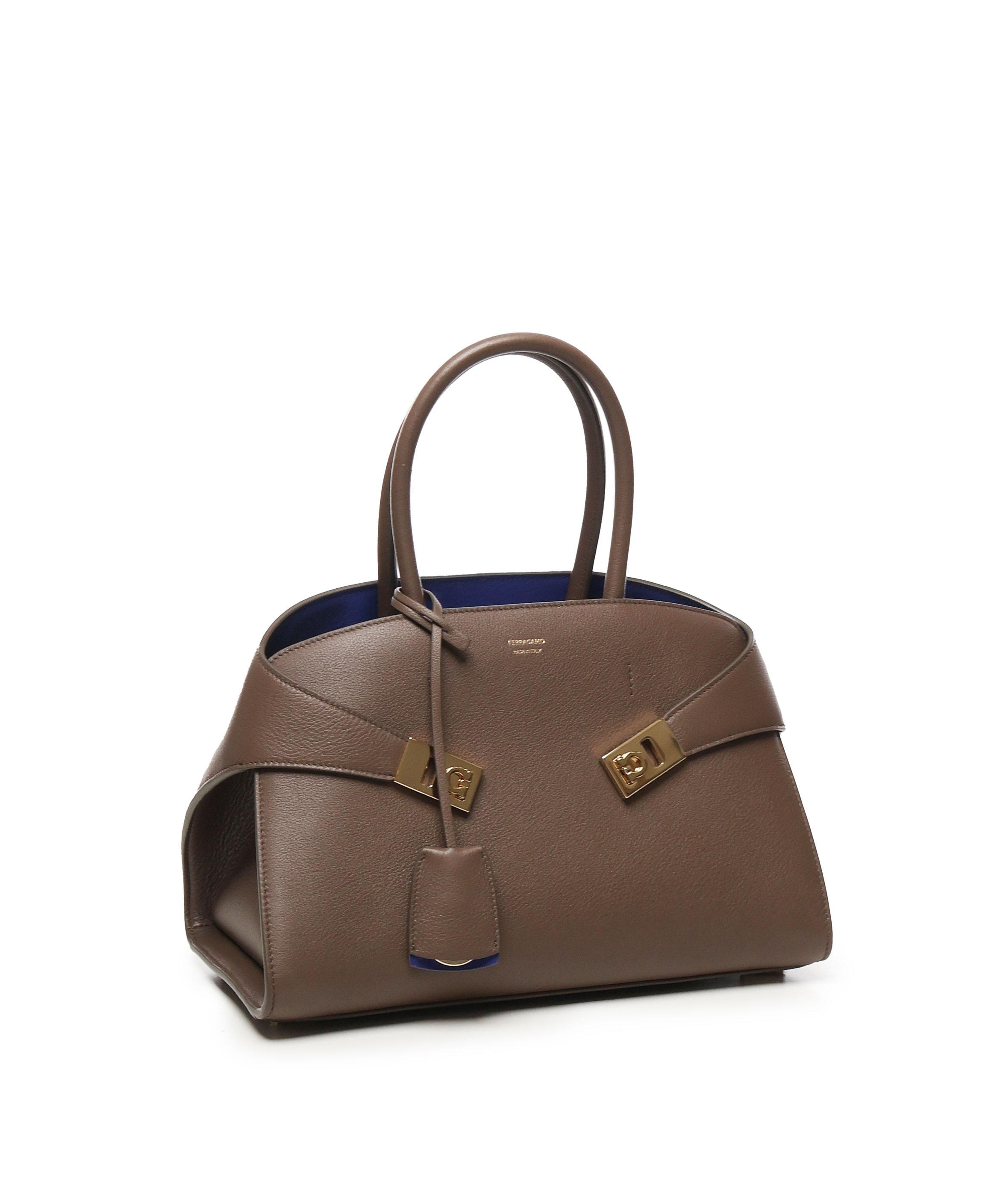 Borsa a mano Hug bicolore (M) 215608 771867017 FERRAGAMO 