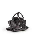 Top handle La Passeggiata Mini in pelle laminata 260WAH00063 LBT070AA233 THE Attico 