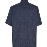 Camicia in seta FF jacquard FS0795 AKEEF0H5A FENDI 