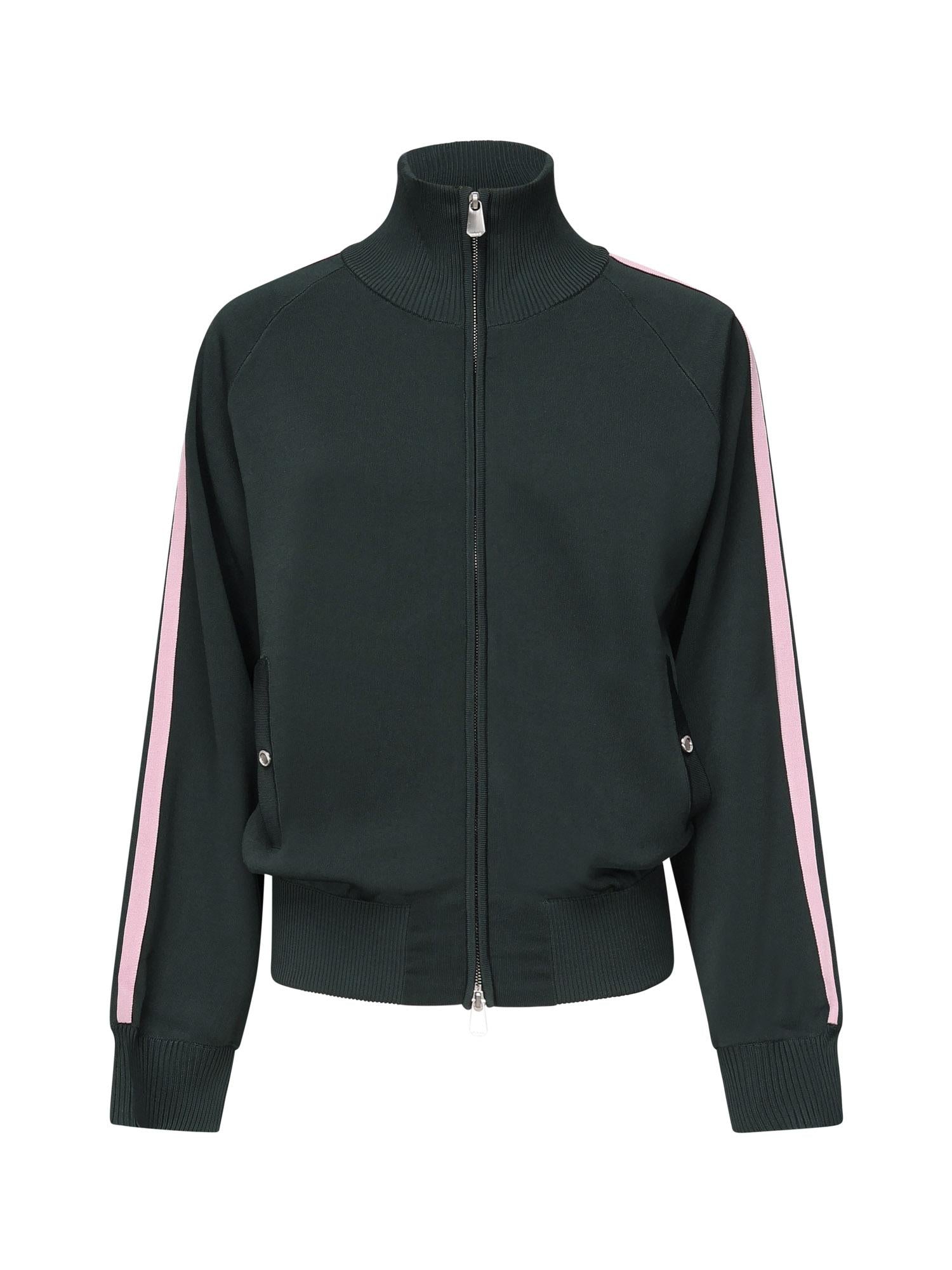 Felpa con zip e logo 105391 A2FQX77 PINKO 
