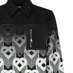 Camicia con monogramma sfumato MPF25JK37401  CASABLANCA 