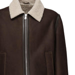 Giubbino con colletto shearling UJ971 PL0639UXXX737 DONDUP 