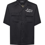 Camicia Hollywood in cotone AMSTCA1196 001 AMIRI 